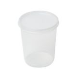Voorraadbak Rond 500ml – 10 stuks met Deksel