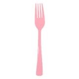 Plastic Vorken Roze - 2,5x18cm - 20 stuks