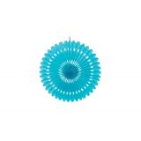 Deco Waaier XL Blauw 2st