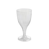 Doos Plastic Wijnglazen (12x8st)