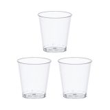 Shotglazen Plastic Transparant 3