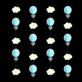 String Versiering Wolk Blauw