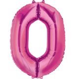 HELIUM Fballon 0 Roze XL (alleen afhalen)