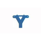 Letterslinger Y Blauw